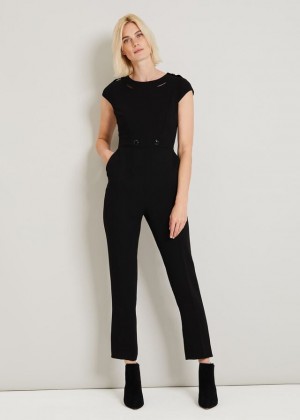 Black Phase Eight Margot City Jumpsuit | 1378HYNRW