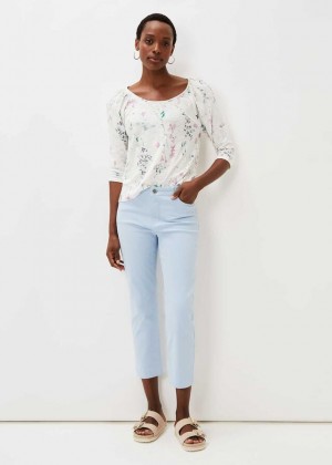 Blue Phase Eight Ramona Straight Leg Jeans | 3029WMZLV