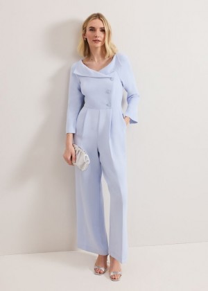 Blue Phase Eight Sienna Tux Jumpsuit | 2398IMZQS