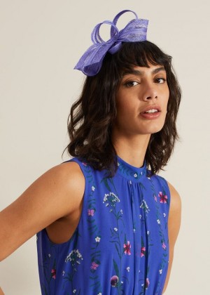 Blue Phase Eight Twist Bow Hats | 4529JBQGT