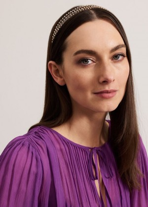 Gold Phase Eight Metal Stone Hats | 3297DPKIM