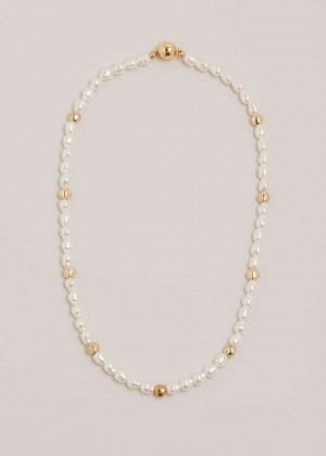 Gold Phase Eight Pearl And Bead Jewellery | 8657IMUTA