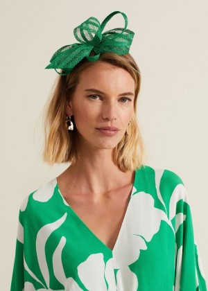 Green Phase Eight Twist Bow Hats | 4873LFRGJ