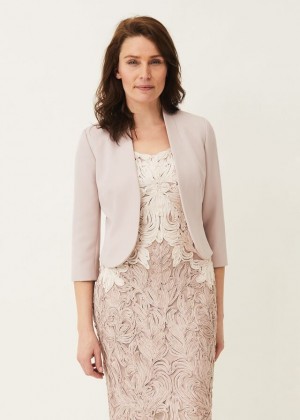 Grey / Brown Phase Eight Taylor Occasion Jackets | 9501TZUXC