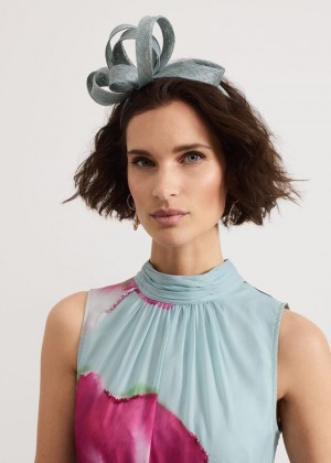 Light Green Phase Eight Green Twist Hats | 6402WRLBA