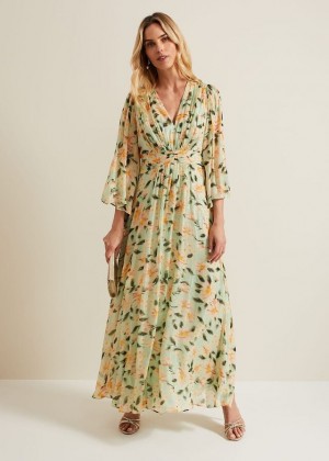 Multicolor Phase Eight Darlene Floral Dress | 0816XLUDO