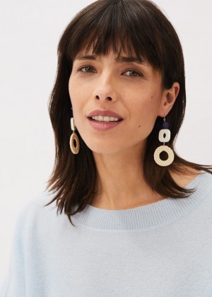 Multicolor Phase Eight Dorie Tiered Raffia Jewellery | 0536DIBPT
