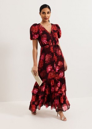 Multicolor Phase Eight Petite Amaris Dress | 6453SXLNP