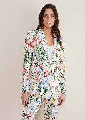 Multicolor Phase Eight Ulrica Floral Jackets | 7642CIGFT
