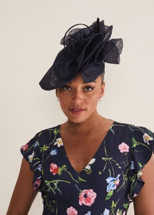 Navy Phase Eight Navy Fascinator Hats | 7235ECGDV
