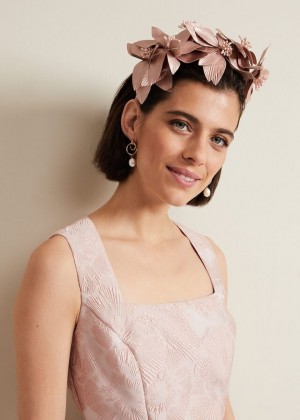 Pink Phase Eight Floral Hats | 1524HRBET