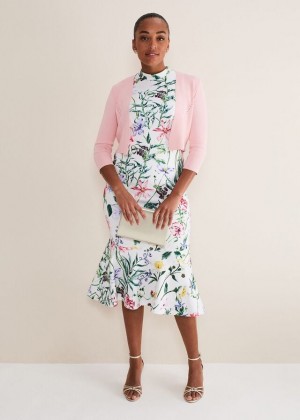 Pink Phase Eight Khai Occasion Jackets | 6158PQZTH