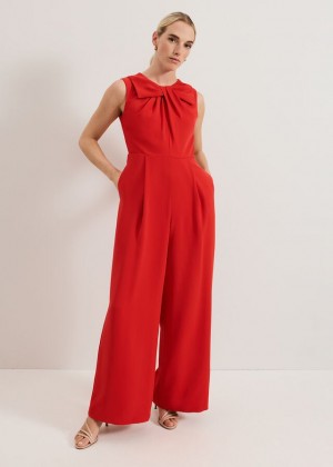 Red Phase Eight Saffron Jumpsuit | 3291XBPCJ
