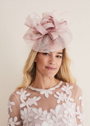 Rose Phase Eight Blush Oversized Fascinator Hats | 2571EKXIJ