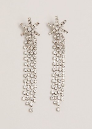 Silver Phase Eight Silver Sparke Star Drop Jewellery | 7318HRUCB