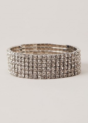 Silver Phase Eight Silver Sparkle Cuff Jewellery | 0621CWZHX