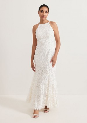White Phase Eight Petite Charlene Wedding Dress | 6312NPKMV
