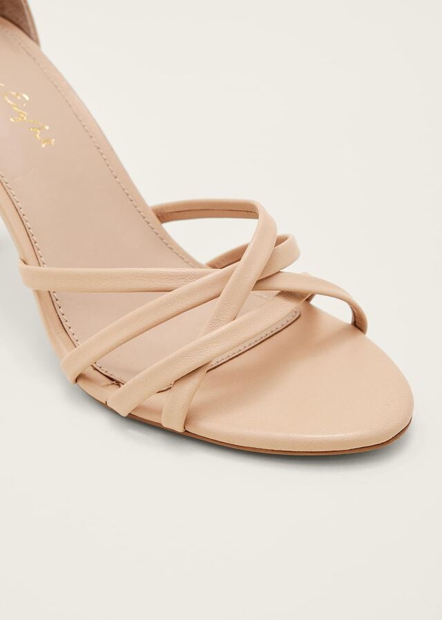 Beige Phase Eight Barely There Heels | 6321WTGIS