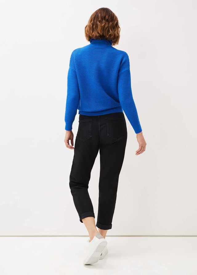 Black Phase Eight Angelina Girlfriend Jeans | 5483UDFQY