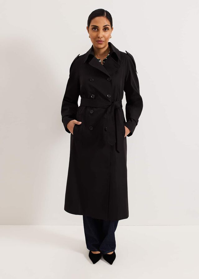 Black Phase Eight Avalie Petite Coats | 4862VYKOP