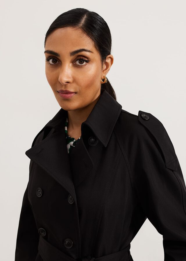 Black Phase Eight Avalie Petite Coats | 4862VYKOP