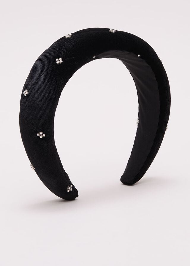 Black Phase Eight Black Mesh Sparkle Hats | 2890SFAYH