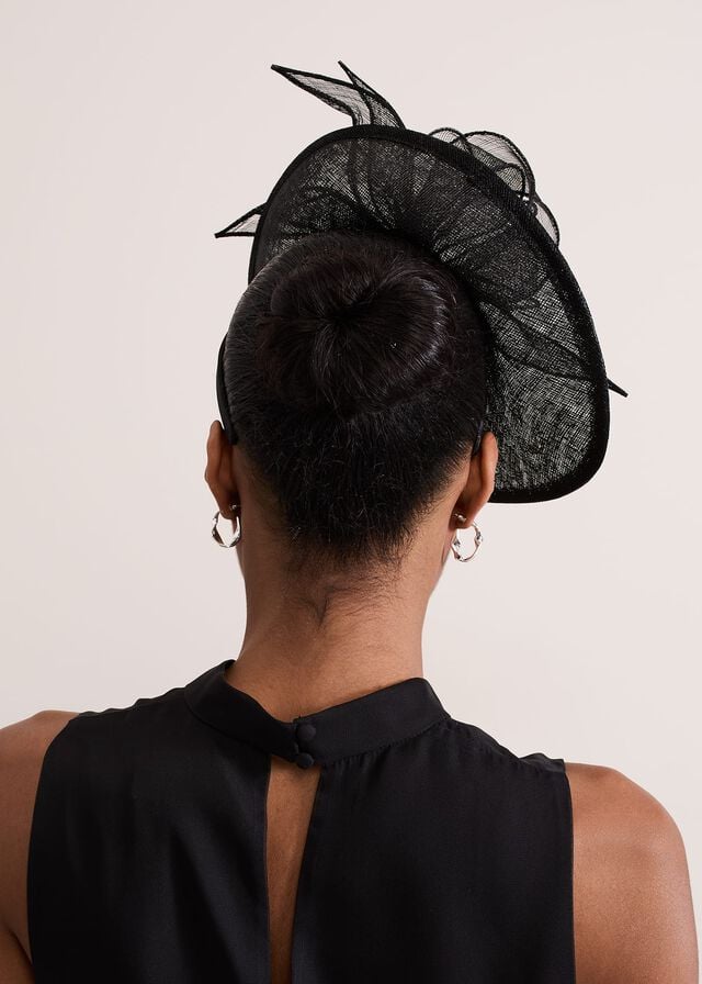 Black Phase Eight Black Pearl Trim Disc Hats | 9817SWZQH
