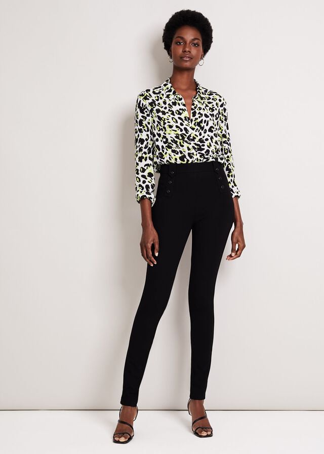 Black Phase Eight Cammie Pontes Trousers | 6519EXMLY