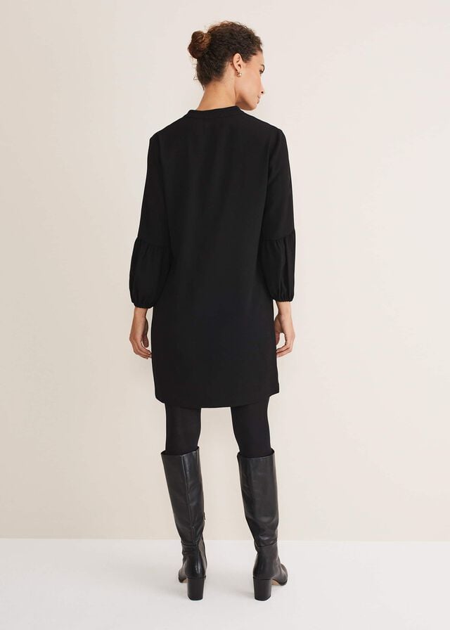 Black Phase Eight Charlotte Tunic Dress | 2790EYDWA