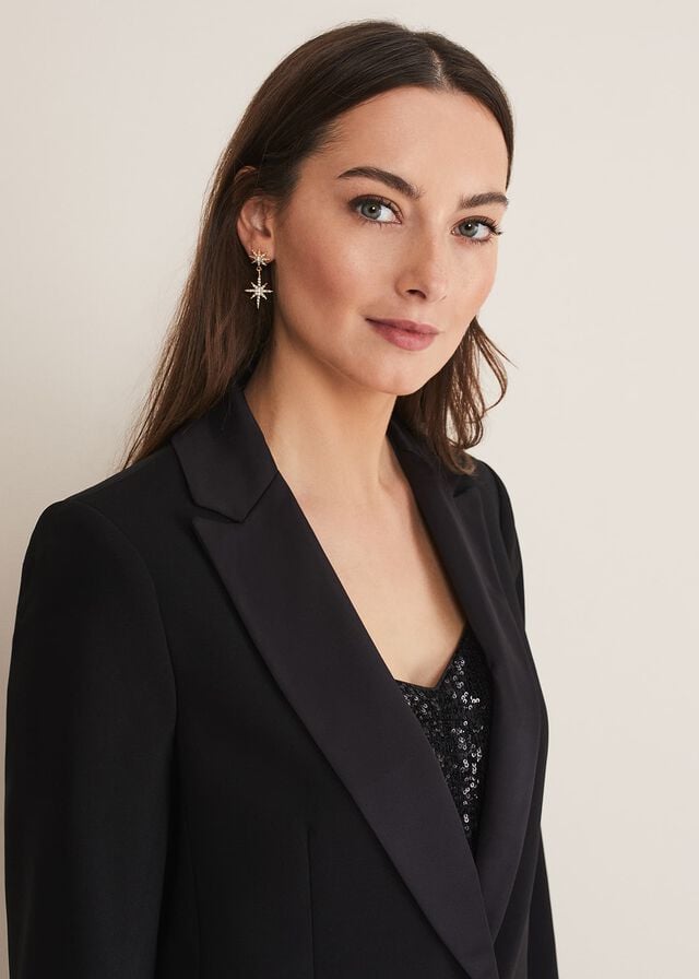 Black Phase Eight Elandra Tux Jackets | 3678HKQYT