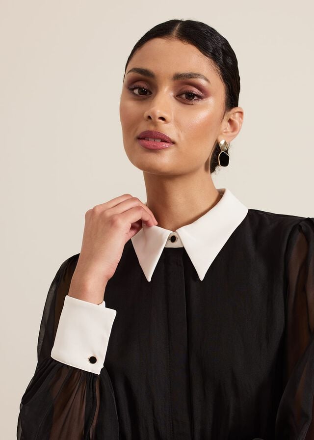 Black Phase Eight Nerissa Collar Jumpsuit | 3209CAWKG