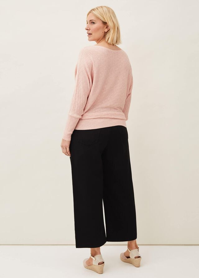 Black Phase Eight Nora Denim Culotte Jeans | 3820FGRXI