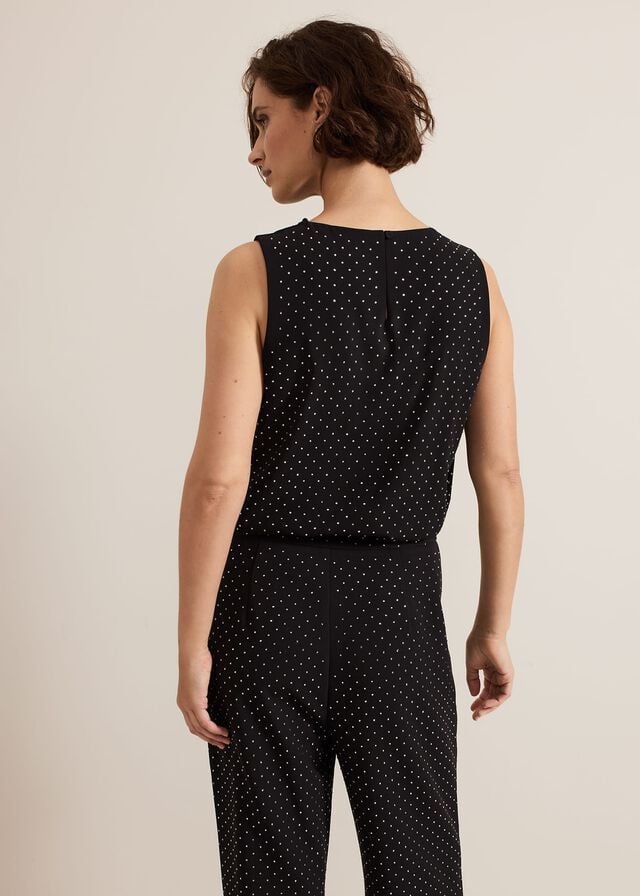 Black Phase Eight Ottie Cowl Neck Shirts | 9571AODYJ