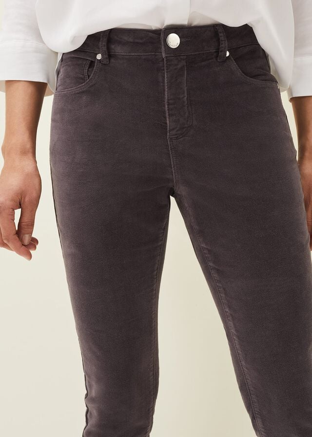 Black Phase Eight Rae Fine Corduroy Jeans | 3709CDJYL
