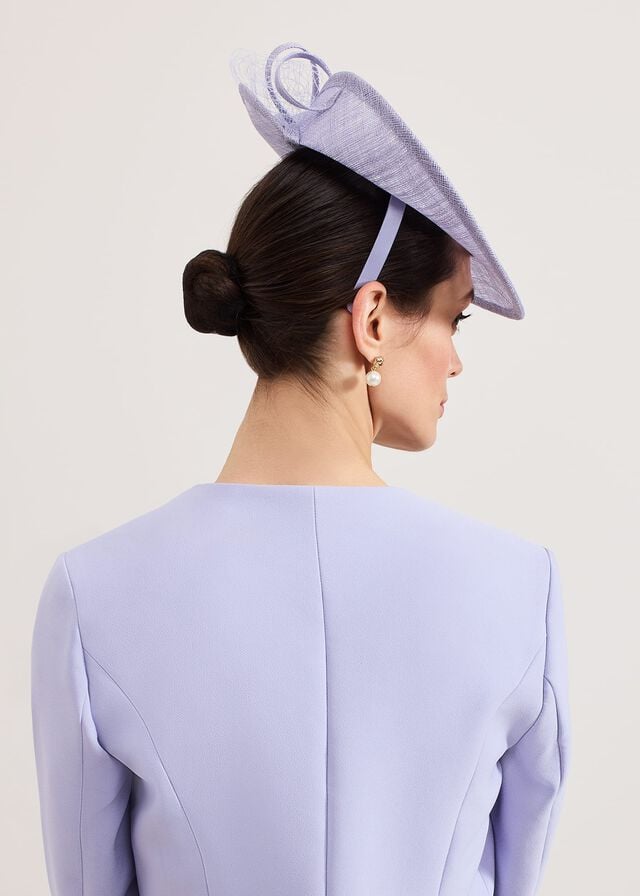 Blue Phase Eight Blue Twist Back Bow Fascinator Hats | 5810VTGRF