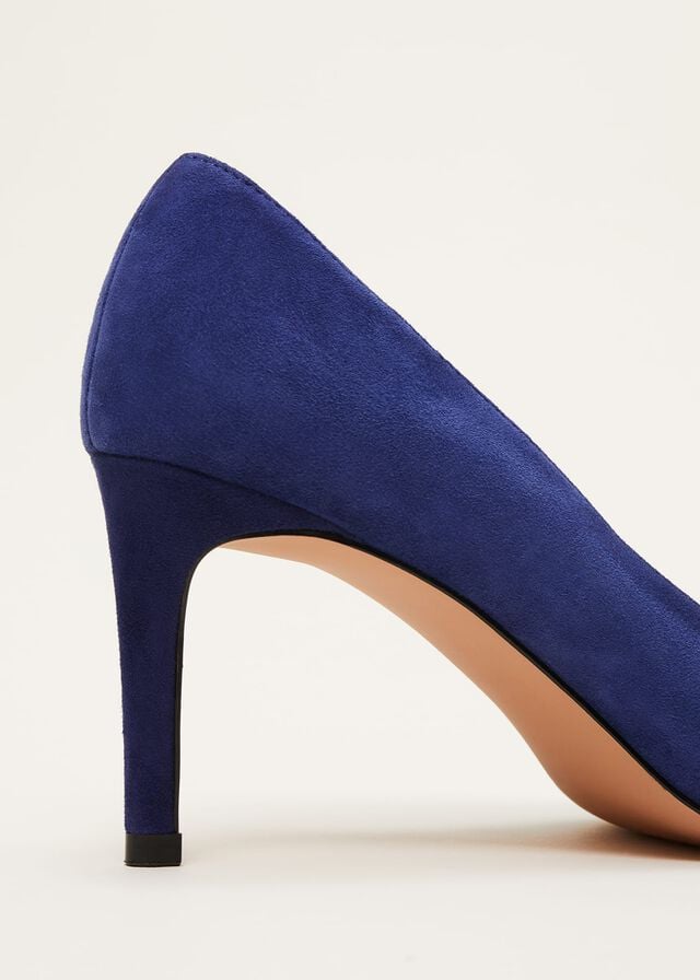 Blue Phase Eight Bow Front Court Heels | 4901ZXOYI