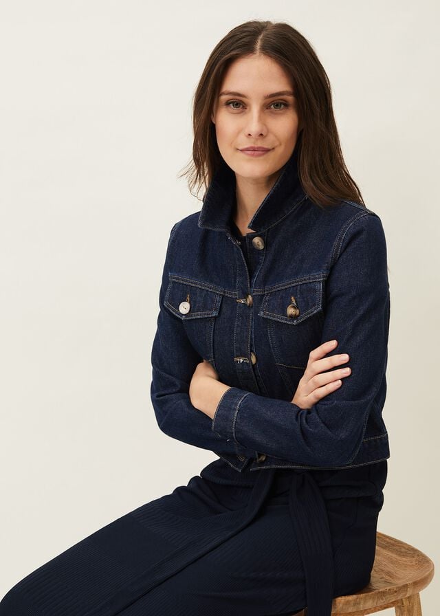 Blue Phase Eight Caitlin Denim Jackets | 1623SDRLY