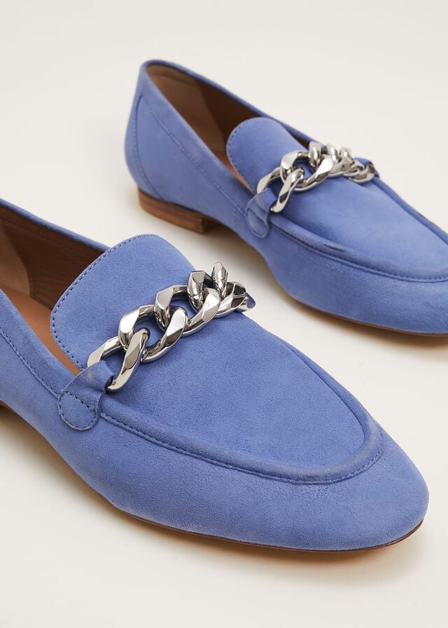 Blue Phase Eight Chain Detail Flats | 2916DFMZV