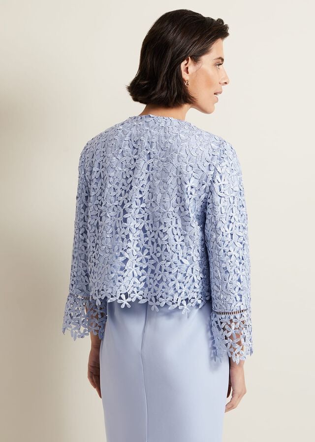 Blue Phase Eight Daisy Lace Jackets | 8703ITSXJ