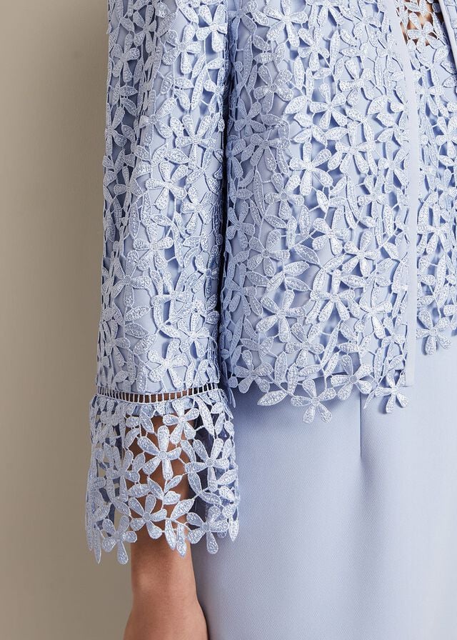 Blue Phase Eight Daisy Lace Jackets | 8703ITSXJ