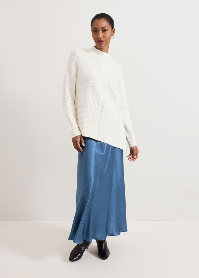 Blue Phase Eight Orla Slip Skirts | 0516KIUZV