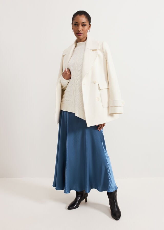 Blue Phase Eight Orla Slip Skirts | 0516KIUZV
