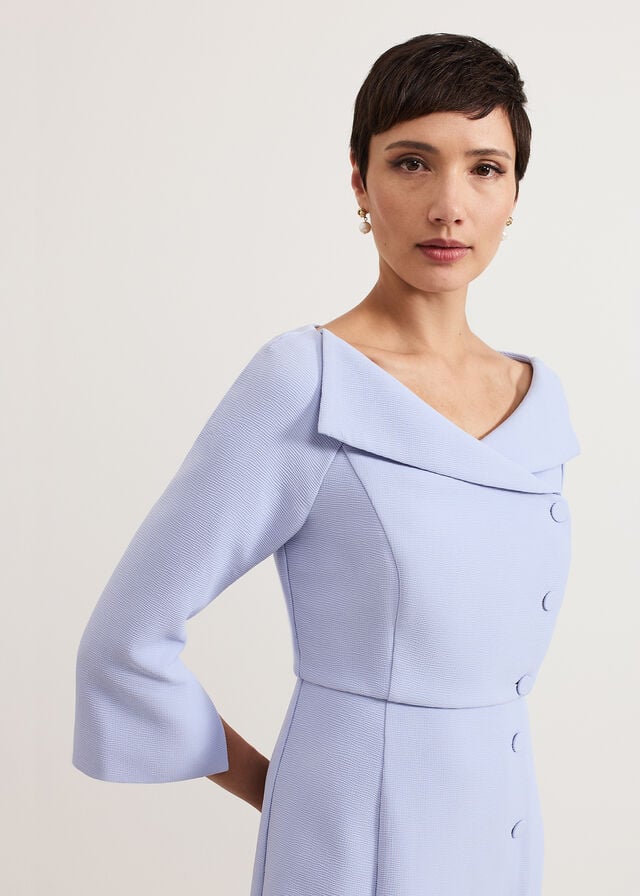 Blue Phase Eight Sienna Tux Dress | 3576QFYCK