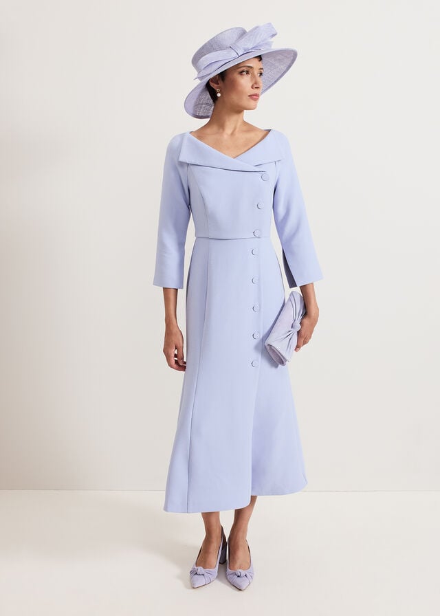 Blue Phase Eight Sienna Tux Dress | 3576QFYCK