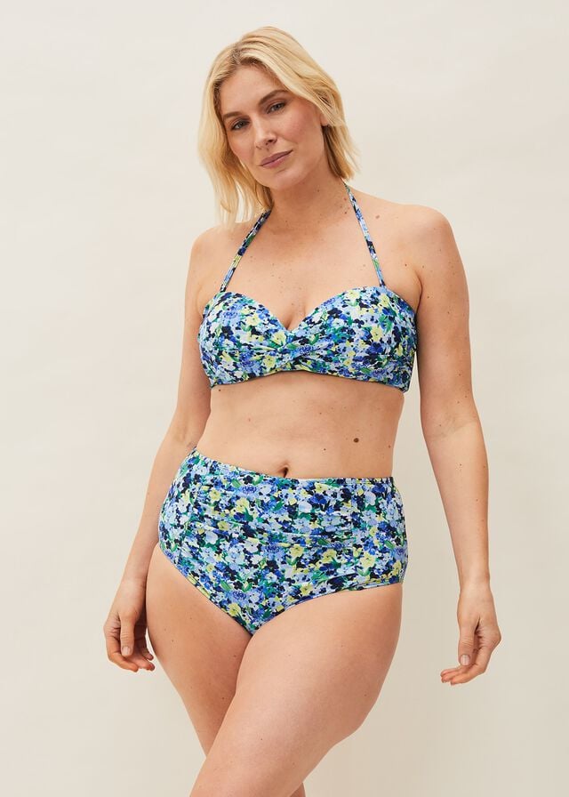 Blue / Multicolor Phase Eight Ayra Ditsy Floral Swimwear | 7860MAYRX