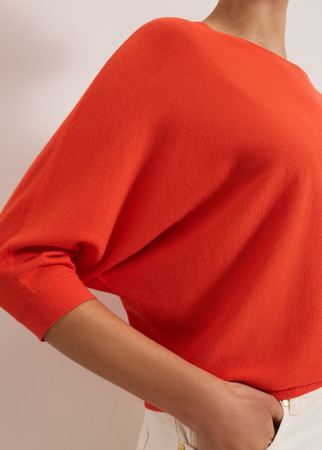 Coral Phase Eight Cristine Knitwear | 4923DJQFP