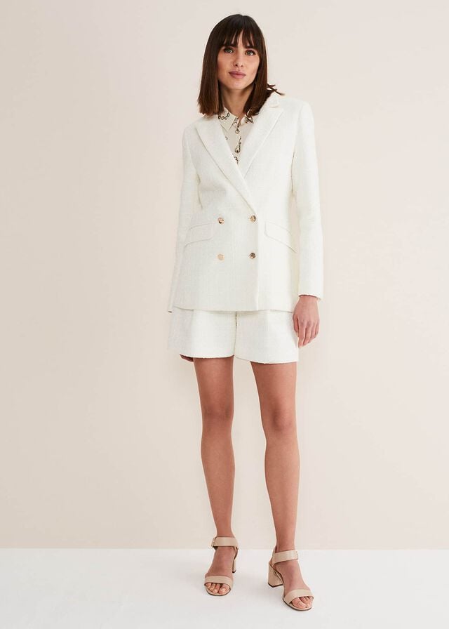 Cream Phase Eight Auden Cream Jackets | 2409ZETCI