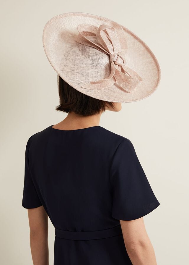 Cream Phase Eight Bow Detail Statement Disc Fascinator Hats | 4132HPXQR