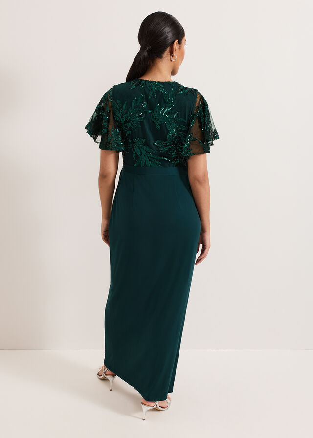 Dark Green Phase Eight Petite Minty Dress | 7351KICNU