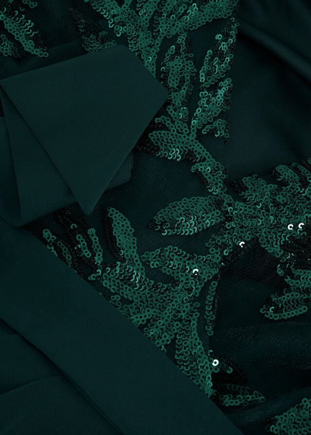 Dark Green Phase Eight Petite Minty Dress | 7351KICNU